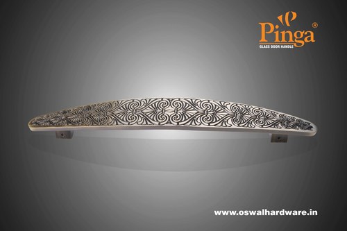 ए/ब्रास ग्लॉसी ग्लास डोर हैंडल ब्रास फिनाच