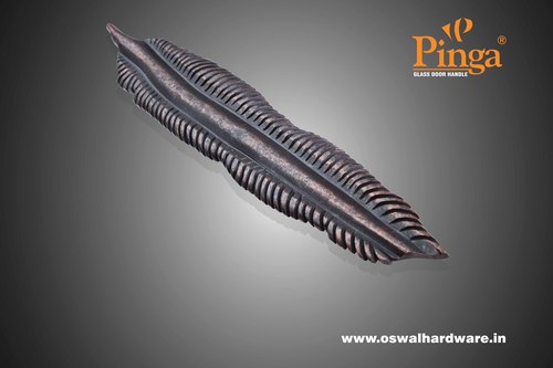 ए/ब्रास मैट ब्रास विंग्स ग्लास डोर हैंडल