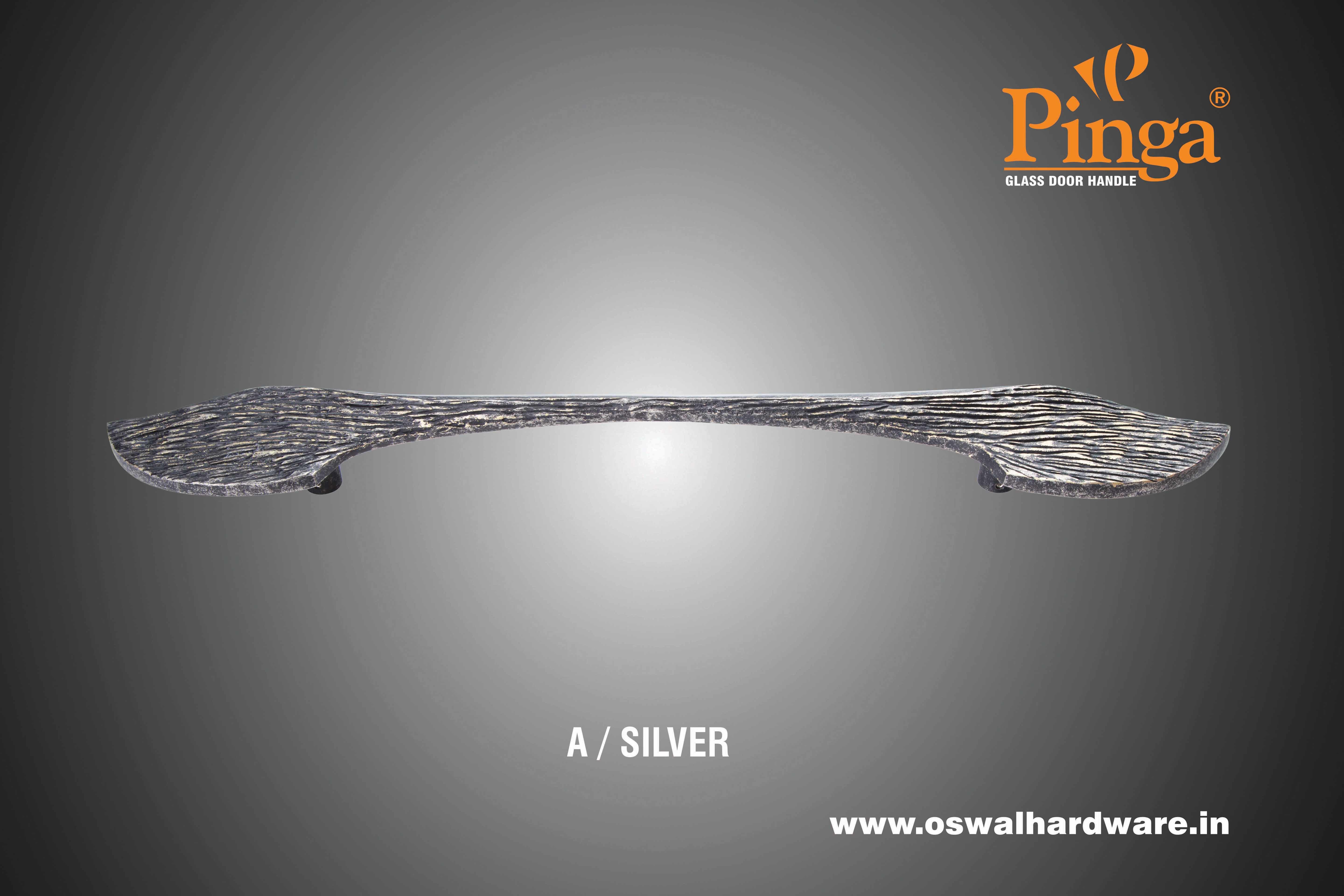 Glass Door Handle - Brass Material, 24 Size, A/brass Matt Finish | Suitable For Main Door Usage, Multi-color Options
