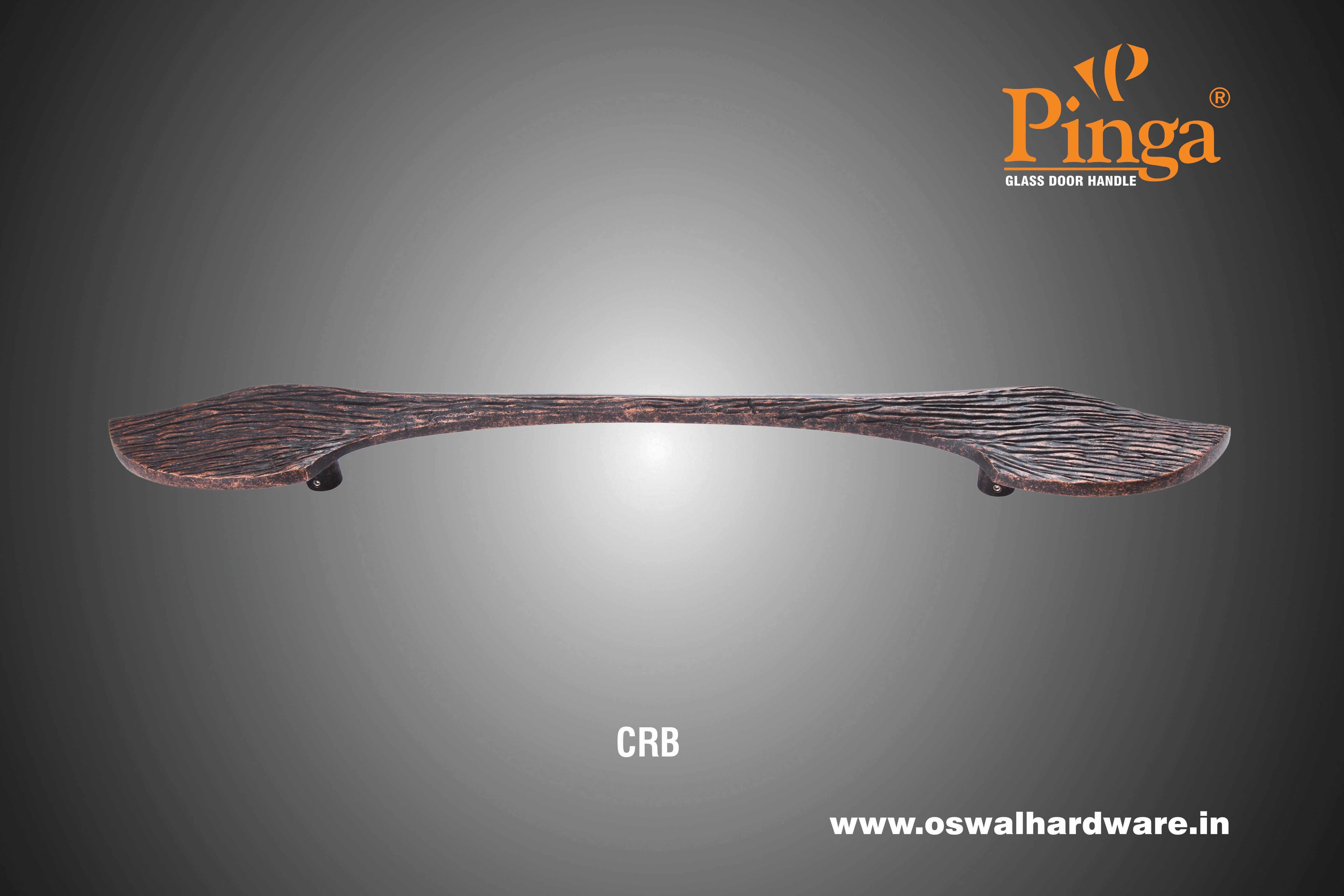 Glass Door Handle - Brass Material, 24 Size, A/brass Matt Finish | Suitable For Main Door Usage, Multi-color Options