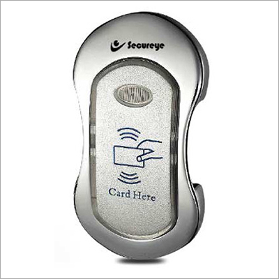 RFID Door Lock - MS Silver | Intelligent Electric Motor Lock with Biometric, Card & Keypad Reader, 1-2 Year Warranty