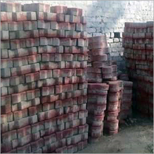 Paver Block - Solid Porosity, 200 x 100 mm Dimensions, Red Color | Interlocking Brick Design, Weather-Resistant, Maintenance-Free