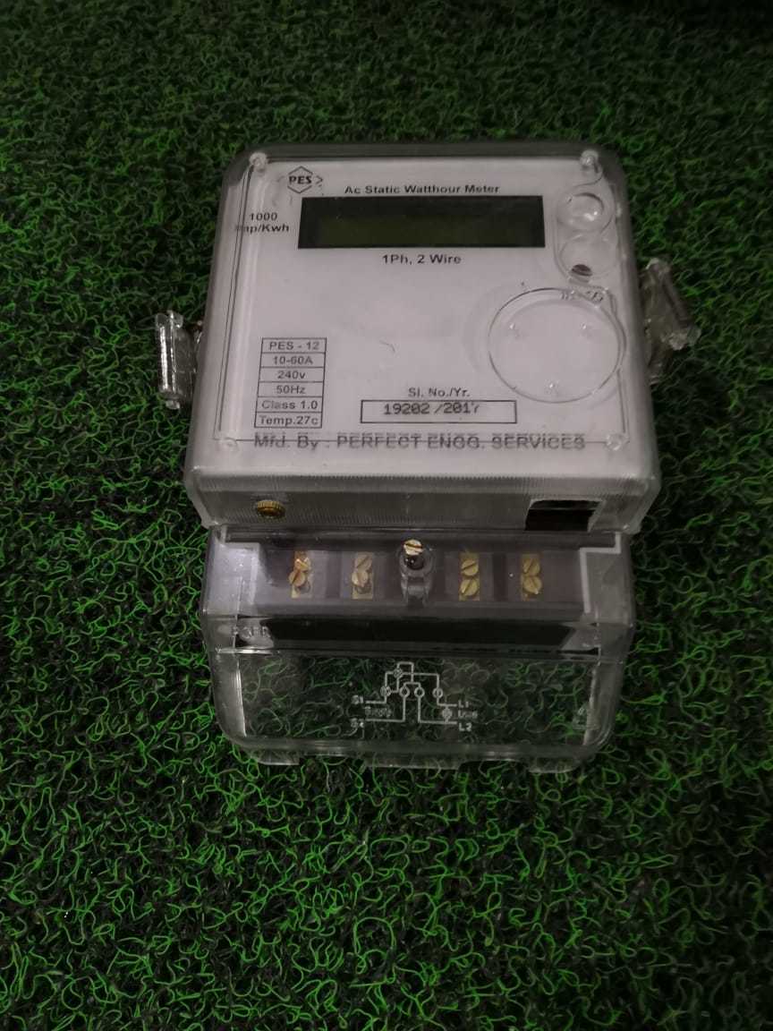 Plastic Single Phase Dual Source Kwh Meters
