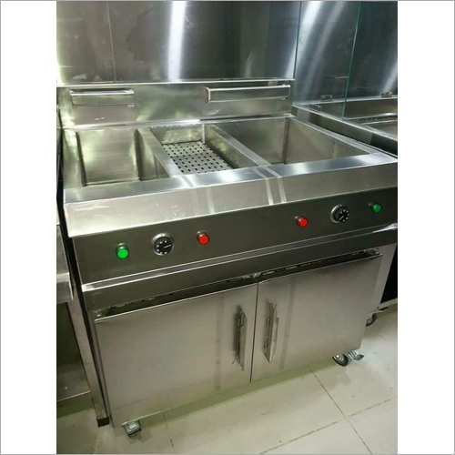 Commercial Ss Deep Fryer - Stainless Steel, Customized Size | Seamless Finishing, Weather Resistance, Smooth Operation, Reliable Oil Drainage, Robust Structure