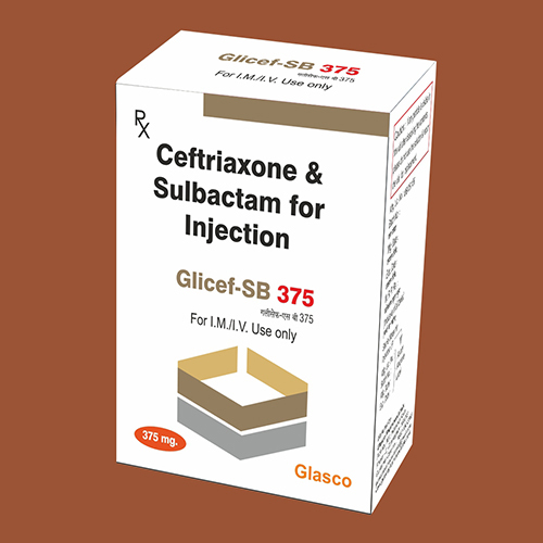 सेफ्ट्रियाक्सोन 250mg + सल्बैक्टम 125mg इंजेक्शन