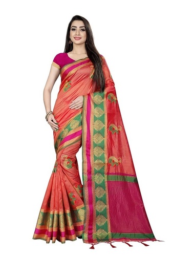 5 Designer Wooven Saree