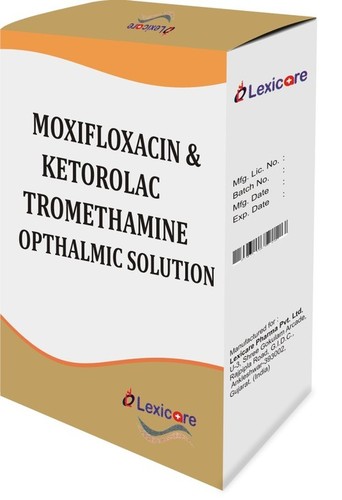 Moxifloxacin & Ketorolac Tromethamine Opthalmic Solution - Liquid Formulation , Suitable for Adults, Children, and Infants, Normal Temperature Storage
