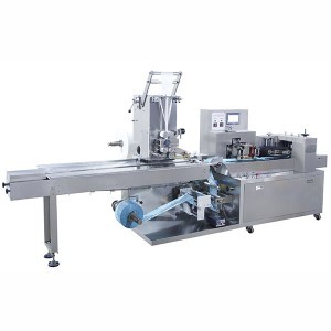 Gray Full Automatic High Speed Wet Wipe Packing Machine