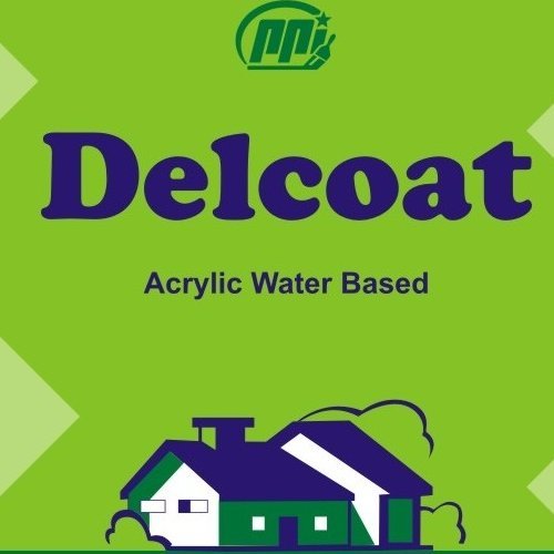 Acrylic Water Base Distemper - Liquid Formulation, Non-Yellowing White Finish | Superior Coverage for Sand, Cement, and Brick Surfaces, Robust 1.5 Year Shelf Life