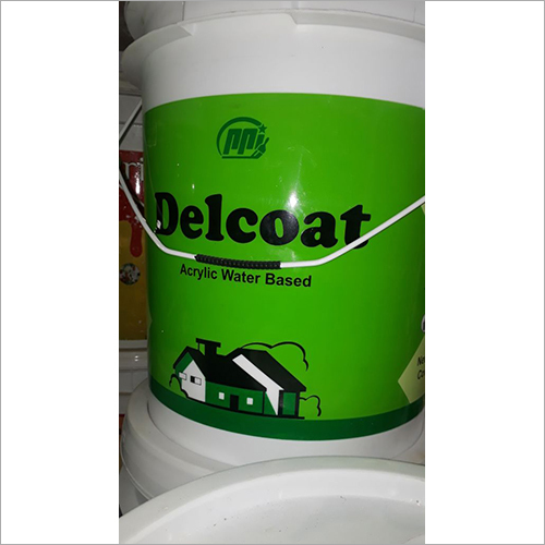 Acrylic Water Base Distemper - Liquid Formulation, Non-yellowing White Finish | Superior Coverage For Sand, Cement, And Brick Surfaces, Robust 1.5 Year Shelf Life