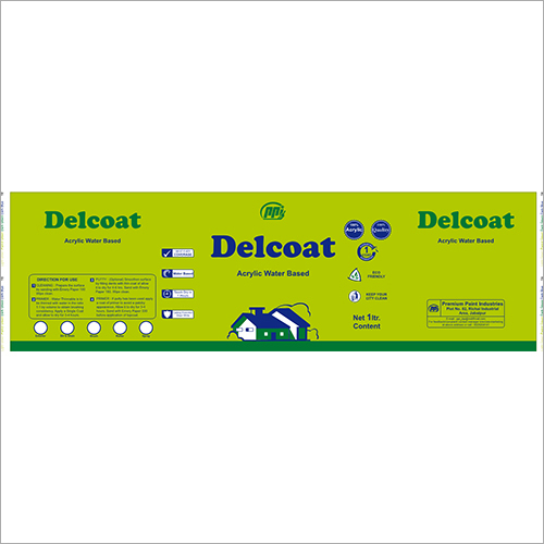 Acrylic Water Base Distemper - Liquid Formulation, Non-yellowing White Finish | Superior Coverage For Sand, Cement, And Brick Surfaces, Robust 1.5 Year Shelf Life