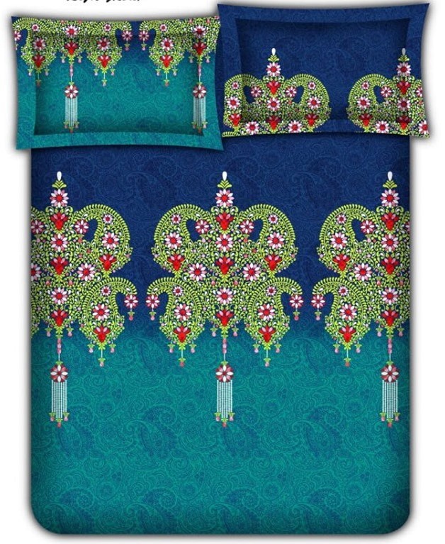 3d Bed Sheets - Multicolor Floral Print, Quick Dry & Washable | Ideal For Home & Hotel Use, Tear & Shrink Resistant
