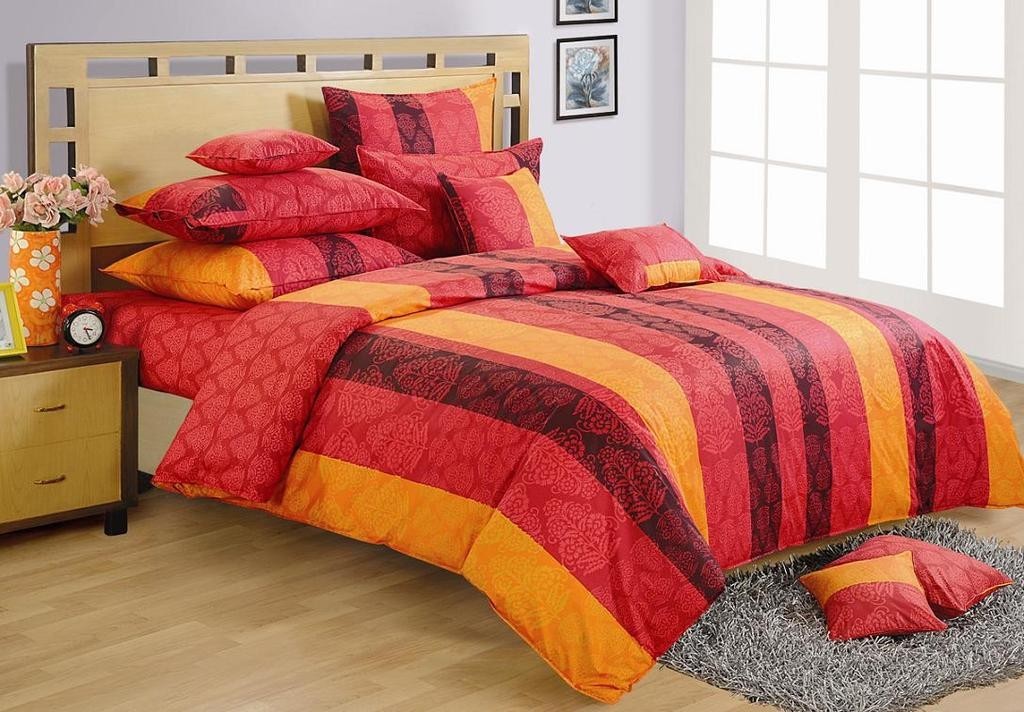 Multicolor Cotton Printed Bed Sheets