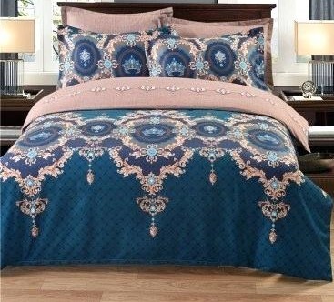 Multicolor Cotton Printed Bed Sheets