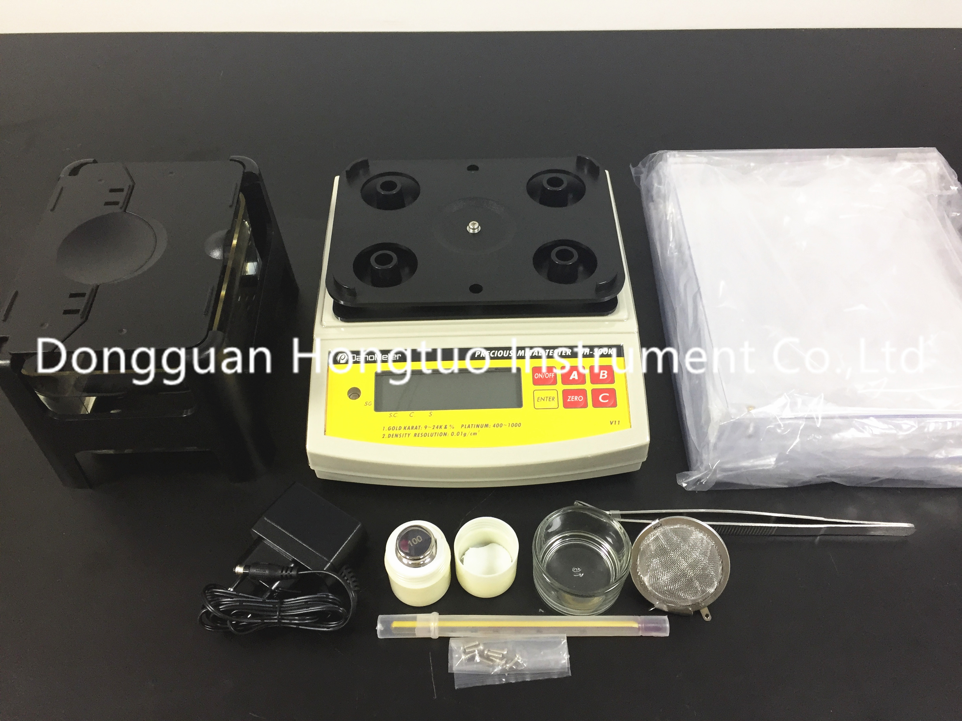 Dh-300k Digital Electronic Gold Testing Machine - Color: Black