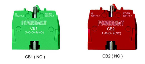 Contact Blocks - Nickel-Silver, Normally Open & Normally Closed | Switchgear Application, Robust Engineering for Reliable Connections