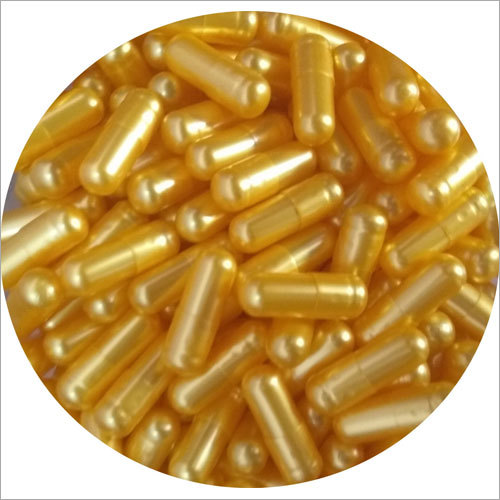 येलो मेटैलिक 00 वेज कैप्सूल