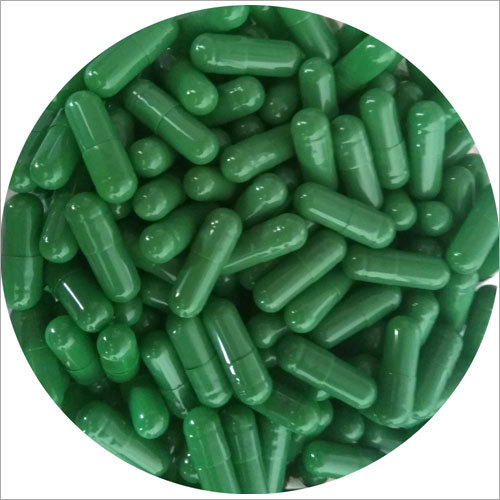 जिलेटिन ग्रीन साइज 0 कैप्सूल