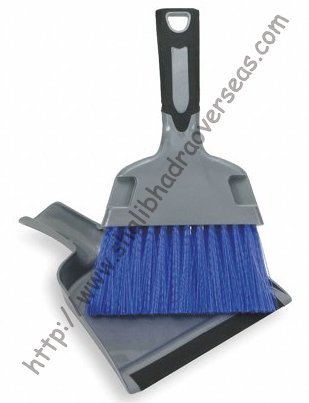 Diff. Colors Available Plastic Dustpan-brush Set