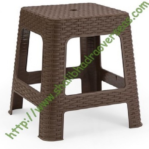 Plastic Stool - Rigid Plastic, Standard Sizes Available, Eye-catching Red Color | Lightweight, Versatile For Indoors And Outdoors, Ideal For Seating And Storage