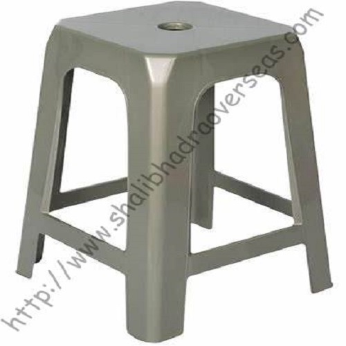 Plastic Stool - Rigid Plastic, Standard Sizes Available, Eye-catching Red Color | Lightweight, Versatile For Indoors And Outdoors, Ideal For Seating And Storage