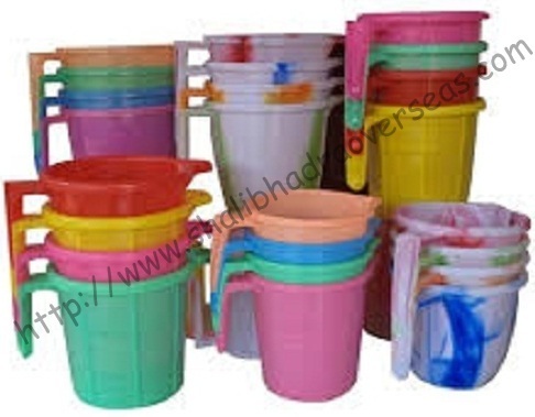 Customized Plastic Buckets And Mugs