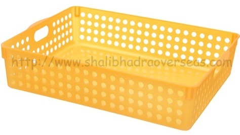 Various Colors Available Plastic Designer Kitchen Basket
