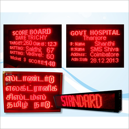 Electronic Led Moving display