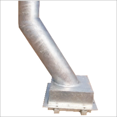 Bridge Drainage Spout - Galvanized Steel, Variable Dimensions | Silver Finish, High Flow Rate, Easy Surface Mount Installation