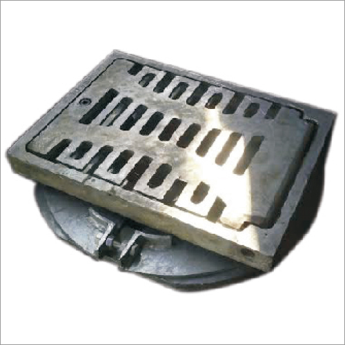 Galvanized Drainage Spout - Cast Iron, 12x12 Inches | 20 lbs Weight, Surface Mount Installation, 10,000 lbs Load Capacity, 100 Gallons Per Minute Flow Rate