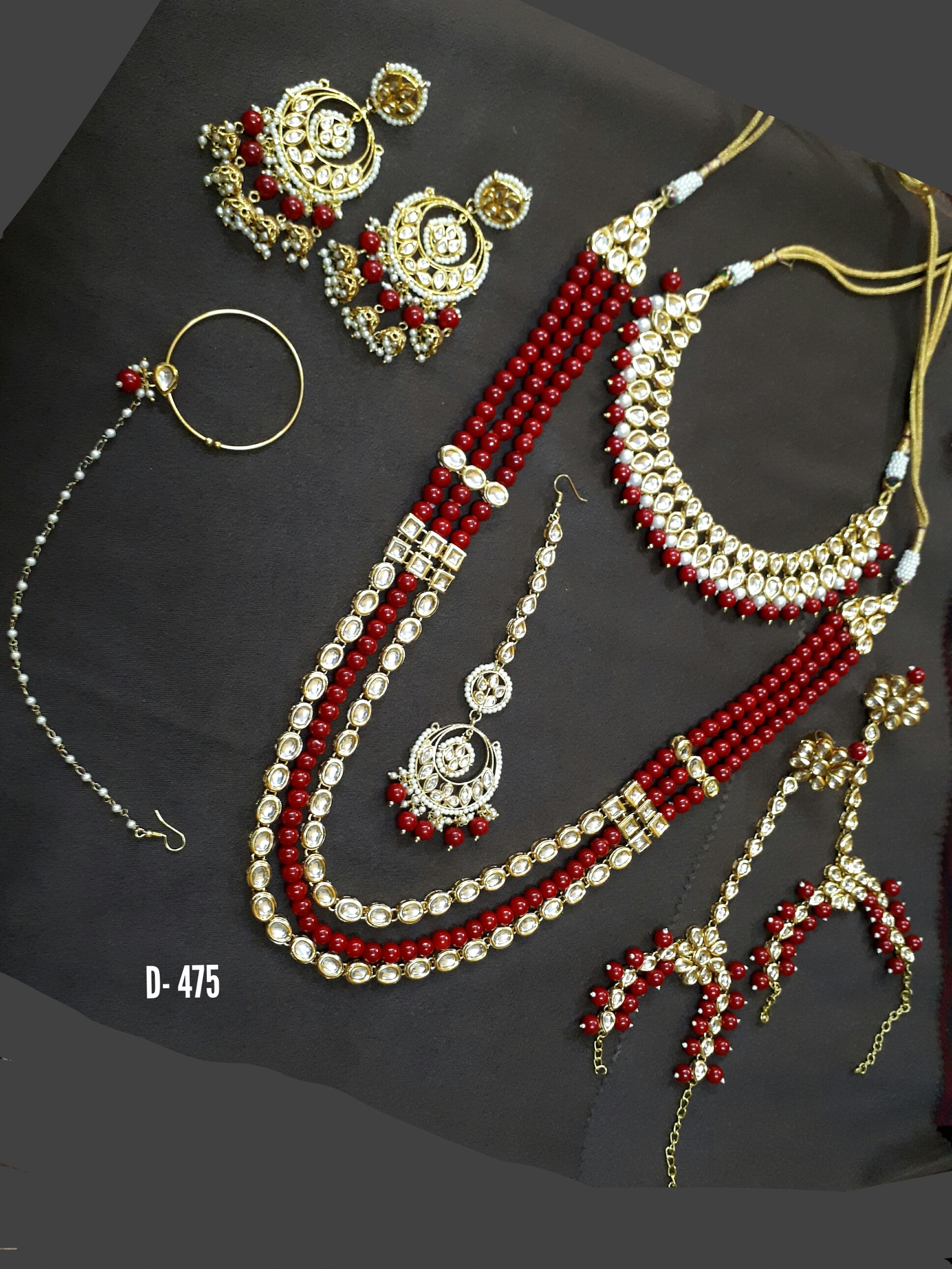 Kundan Bridal Jewellery Clip-on Earring