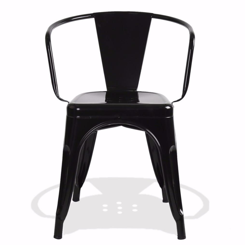 Tolix Stackable Arm Chair No Assembly Required