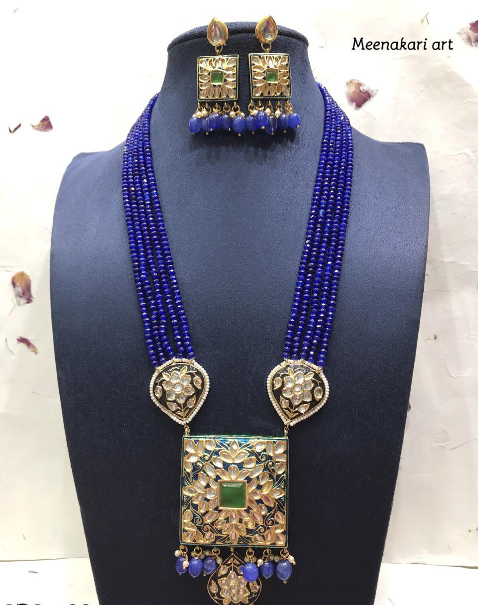 Jadau Kundan Necklace Clip-on Earring