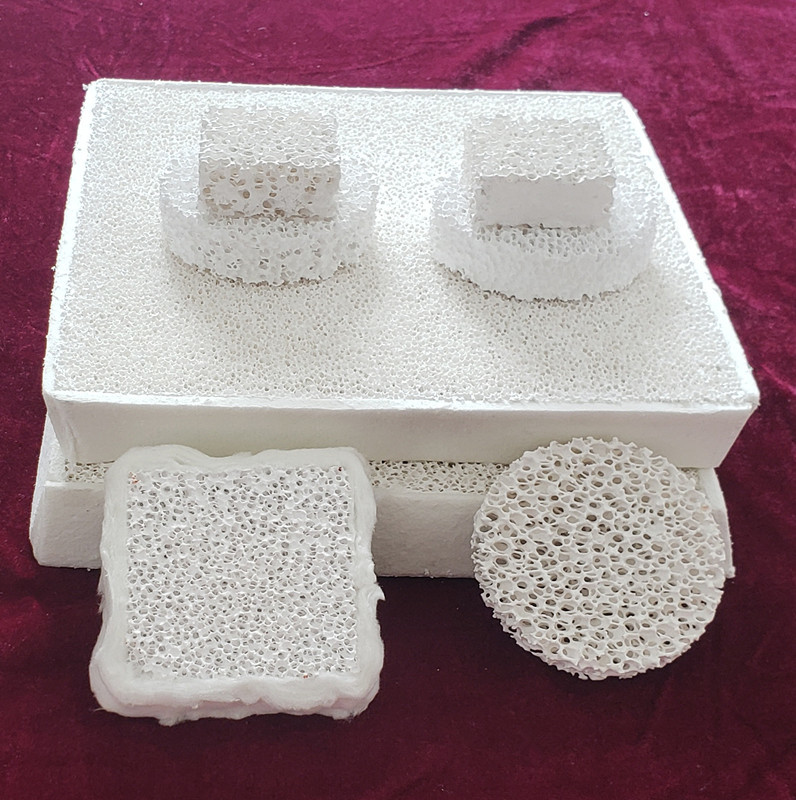 20in Alumina Ceramic Filter Plate For Foundry Casting Application: Air Purification