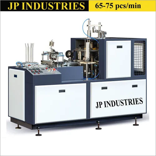 Yellow And Black Fully Automatic Paper Cup Making Machine