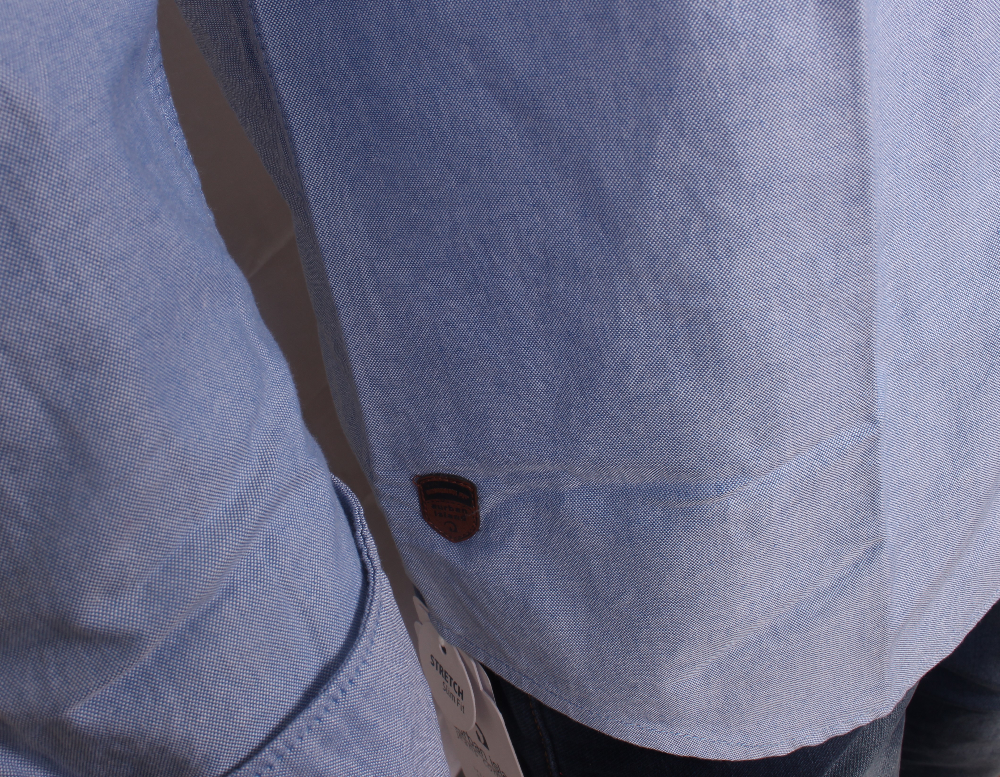 Plain Shirt - Oxford Cotton, Sizes M-xxl, Green Colour, Classic Collar, Full Sleeves, Woven Pattern, Summer Wear, Logo Included