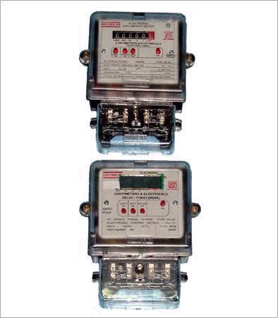 AC एकल फ़ेज़ इलेक्ट्रॉनिक KWH मीटर