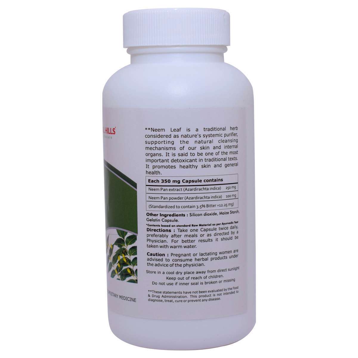 Blood Purifier Tablets - Blood Cleanser - Neem 120 Capsule