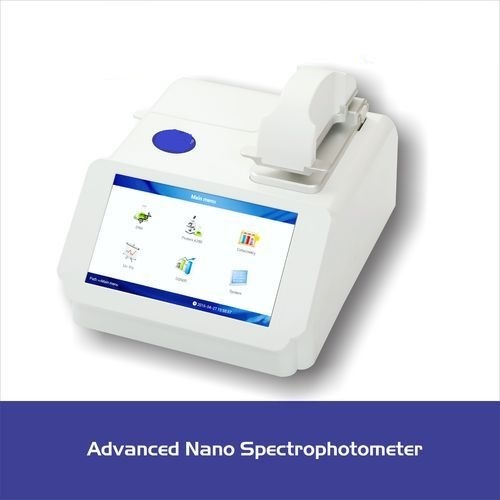 Abs Plastic Advanced Nano Spectrophotometer Wavelength Range 200-800nm