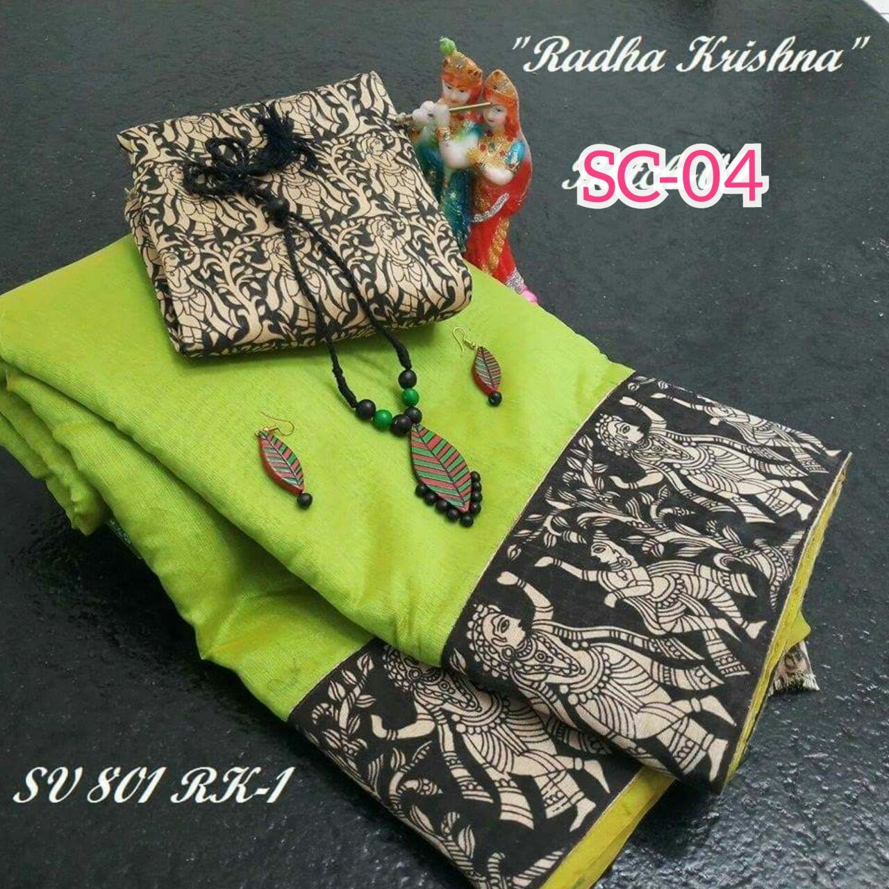 Multi Designer Partywear Chanderi Silk Saree