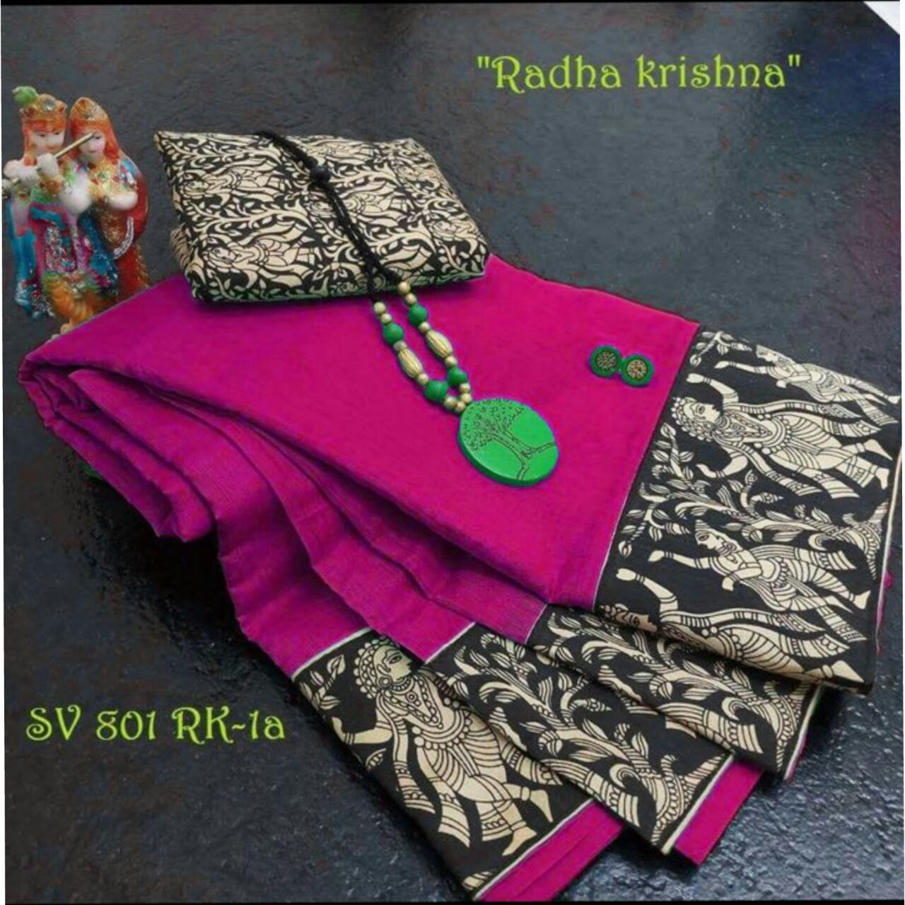 Multi Designer Partywear Chanderi Silk Saree