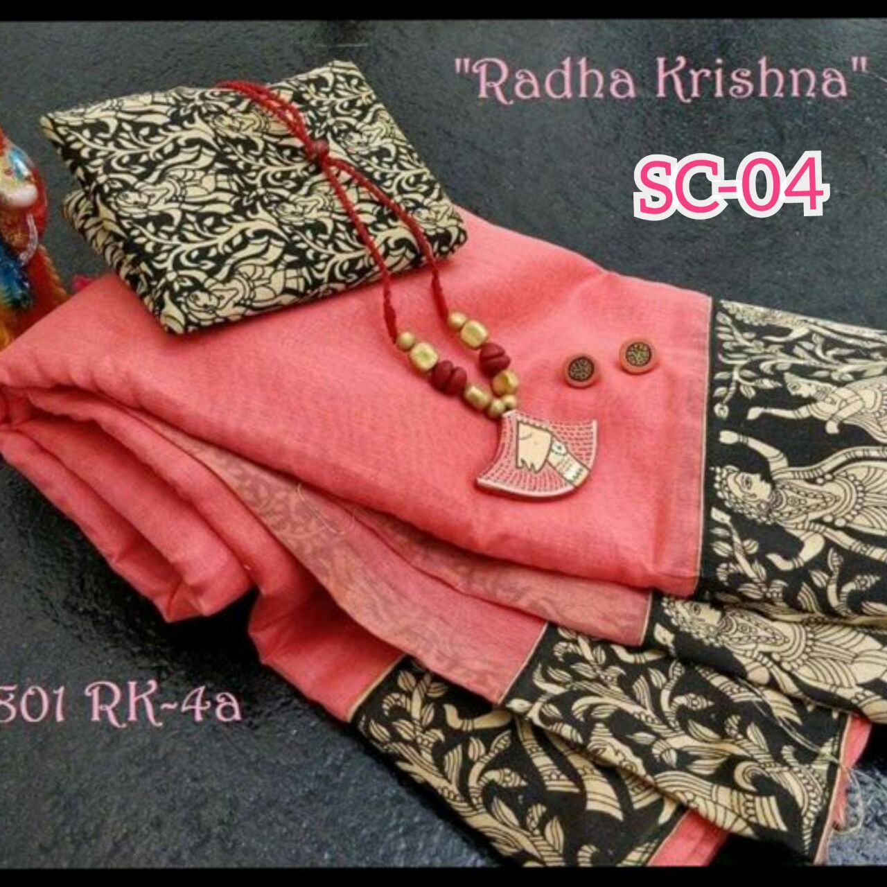 Multi Designer Partywear Chanderi Silk Saree