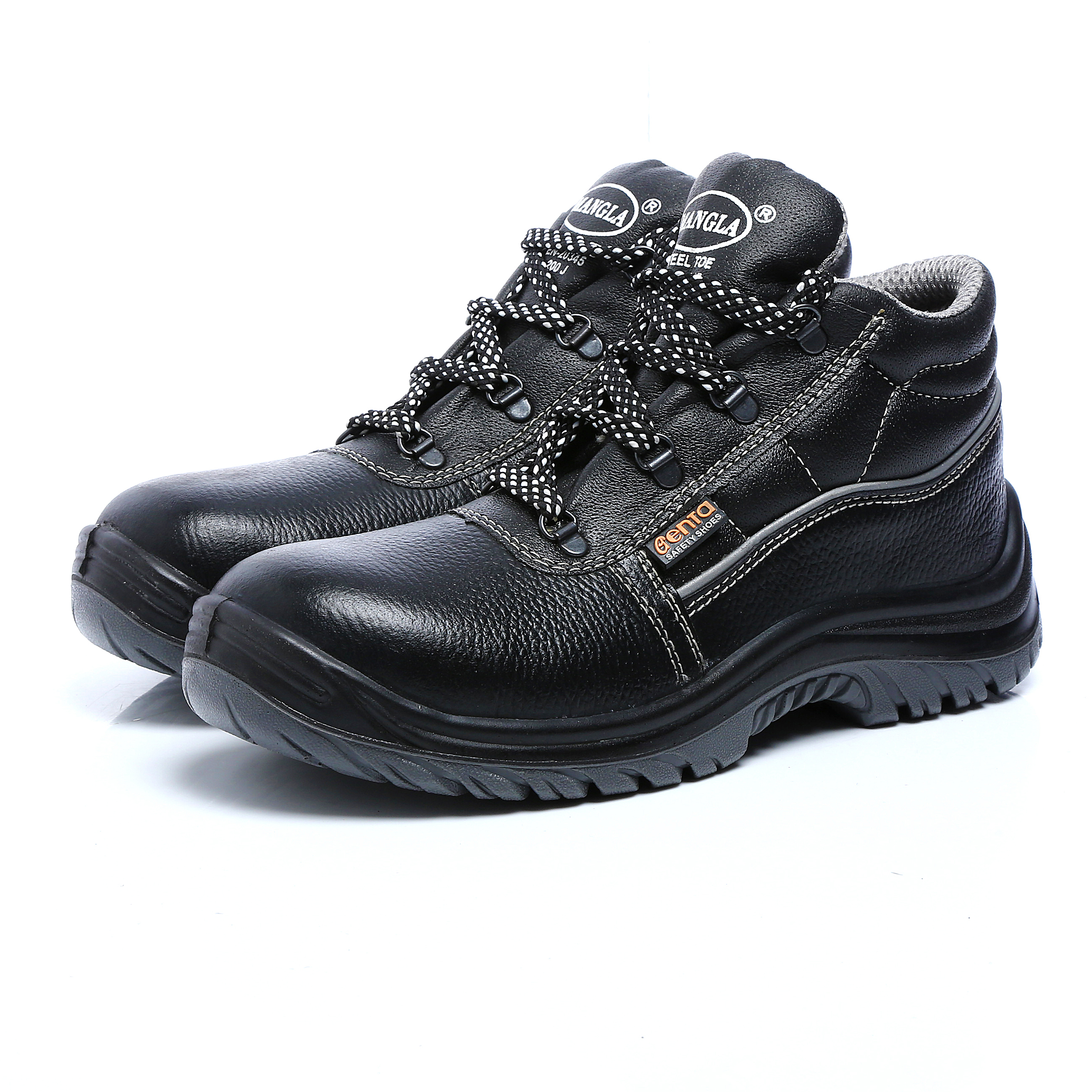 Premier Leather Safety Shoes - Color: Black