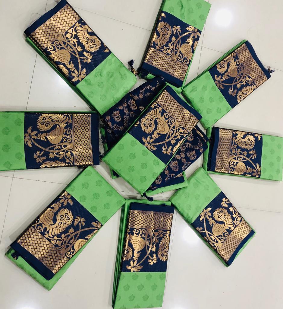 Designer Pure Silk Cotton Saree - 6.30 Meters Length, Trendy Color With Blouse | Stylish, Traditional, Printed For Party Wear