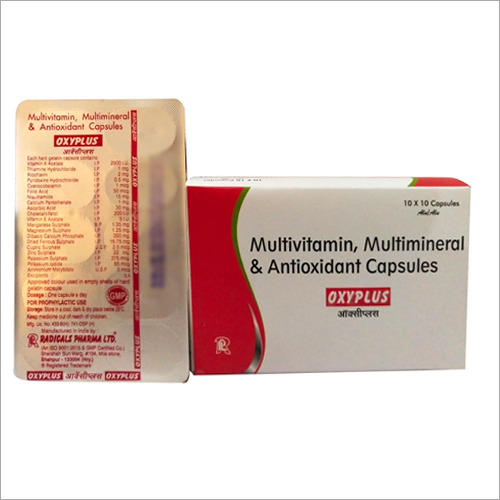 Multivitamin Multimineral And Antioxidant Capsules Dry Place