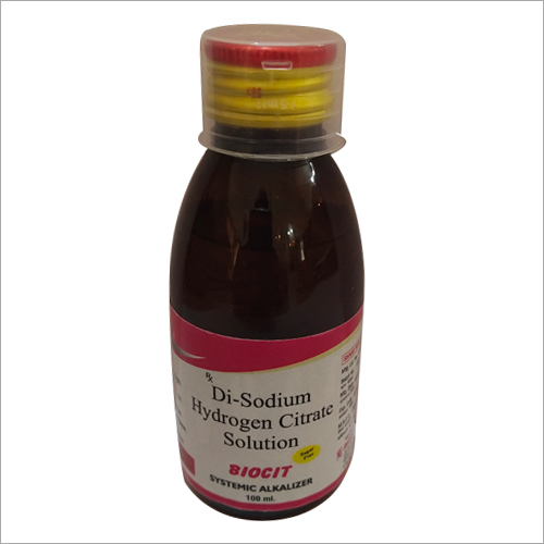 Liquid Di-Sodium Hydrogen Citrate Syrup