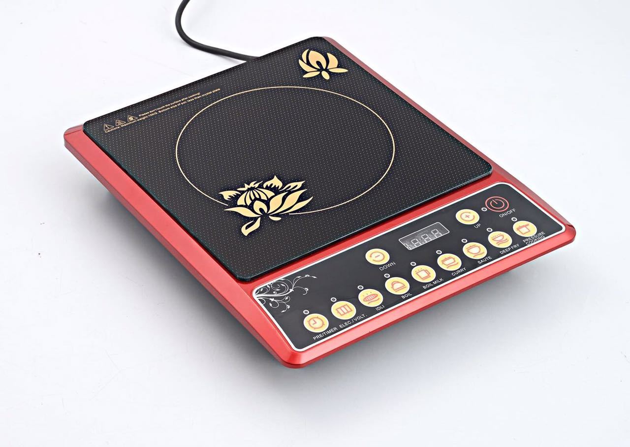 Induction Cooker - Durable Copper & Machined Components Design | Over Heating Protection, Advanced Analytical Configuration