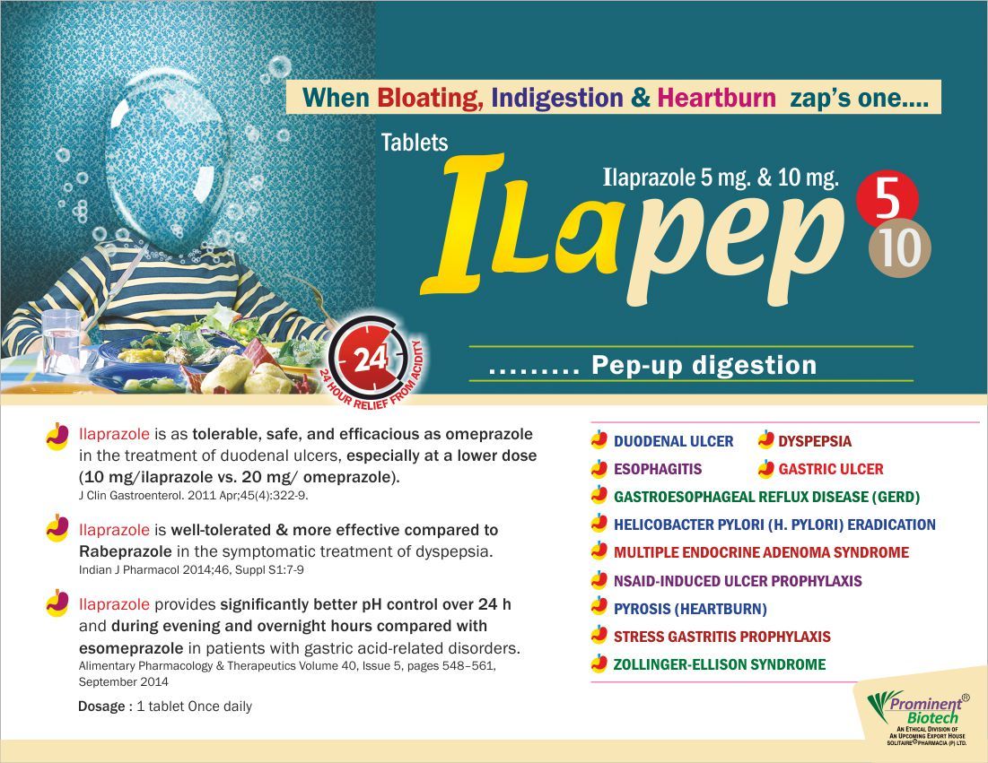 Ilaprazole-5 Mg & 10mg General Medicines
