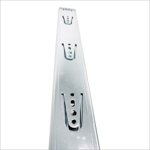 Zinc Silver Dotted Design Telescopic Channel