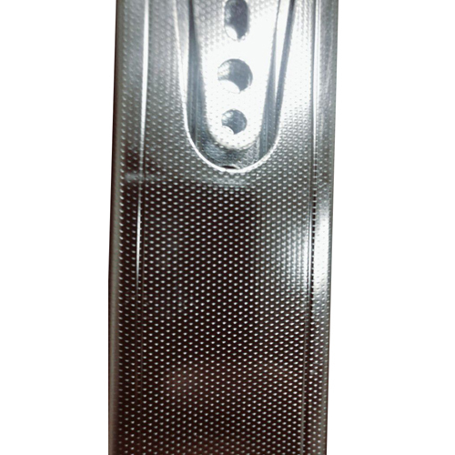 Zinc Silver Dotted Design Telescopic Channel